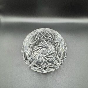 MCM Crystal Cut Glass Ashtray